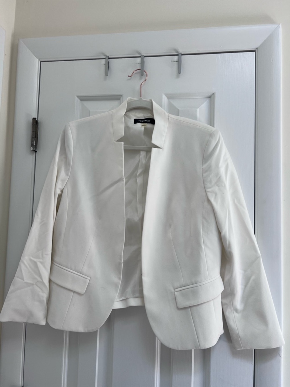 Nine West cream white blazer